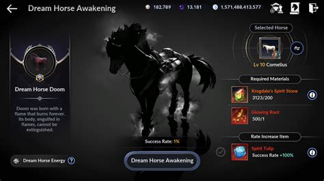 bdo dream horse stats